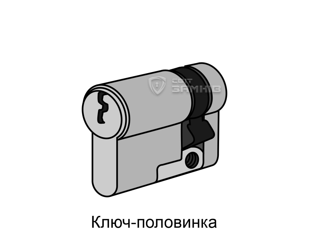 Серцевина ключ-половинка