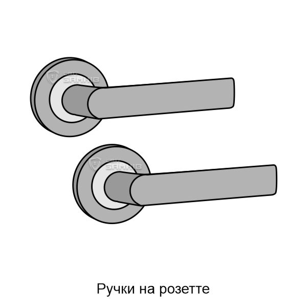 Ручки на розетте Ручки на розетте
