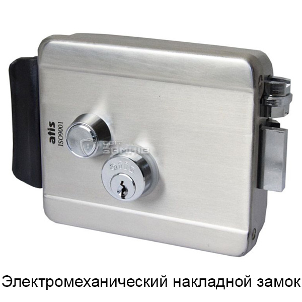 электромеханический накладной замок