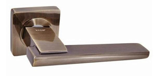 Ручки на розеті KEDR R08.142-AL AB бронза - Фото №2