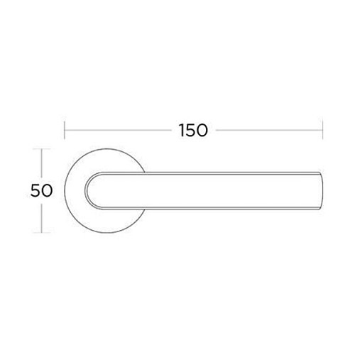 Ручки на розетте CONVEX 2015 (2015) хром/черный матовый - Фото №2