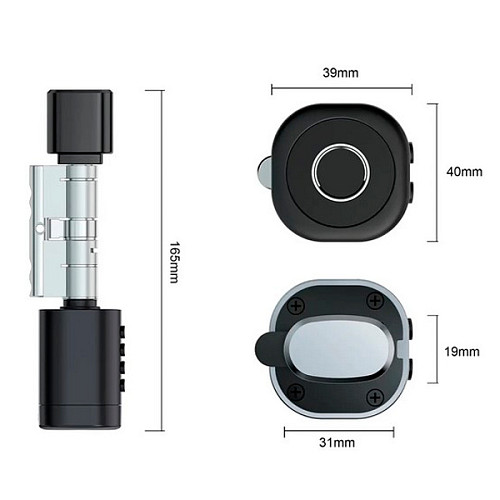 Розумний циліндр PES Cylinder 70T (35*35T) сірий - Фото №6