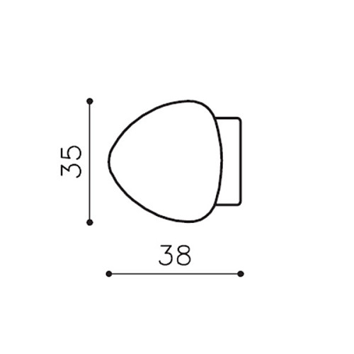 Стопор дверной магнитный OLIVARI Victor CO хром матовый - Фото №2