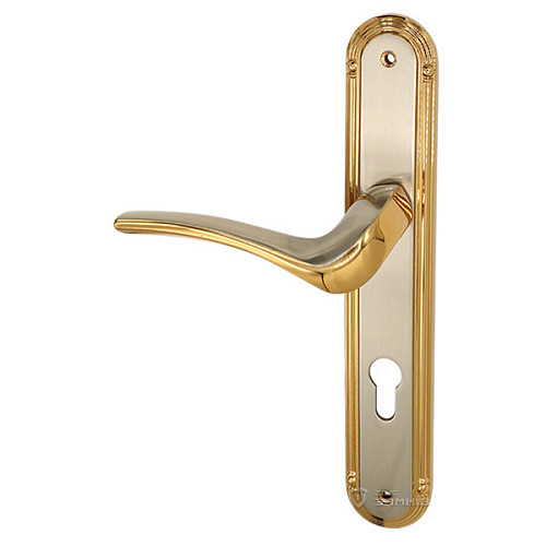 Ручки на планке OZCANLAR Onix Yale 85 сатин/золото - Фото №3