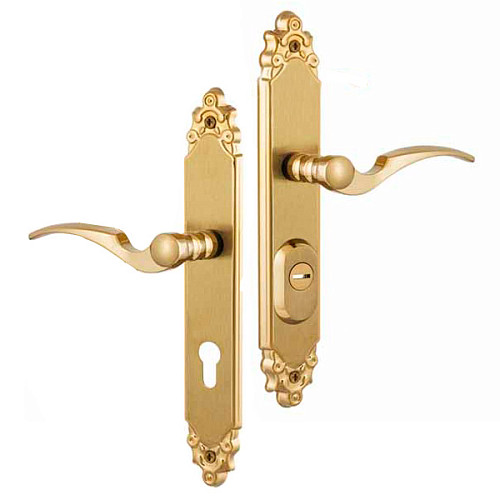 Ручки на планці з протектором ROSTEX Ozdobna R 85мм (38-45мм) титан PVD матовий - Фото №6