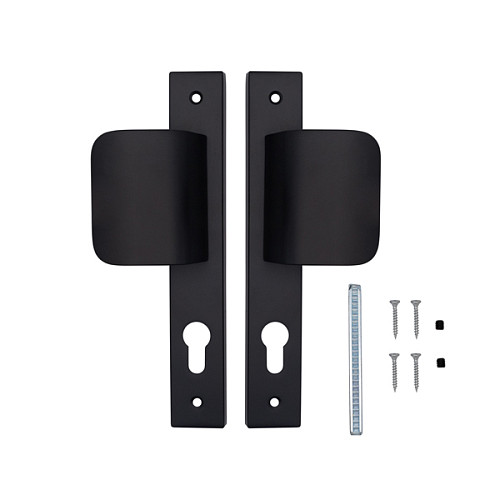 Ручки на планці OZEN Helen AL200-PH 85 мм фіксована-фіксована чорний - Фото №2