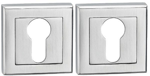 Накладки на серцевину MVM E8 MC матовий хром - Фото №2