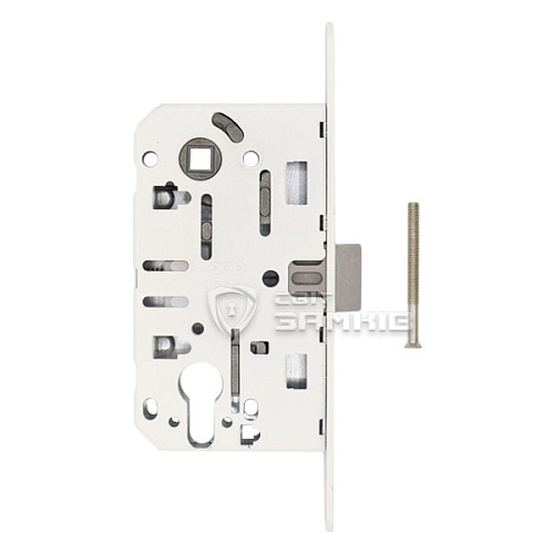 Механізм замка AGB Mediana Evolution PZ (BS50*85мм) білий - Фото №4