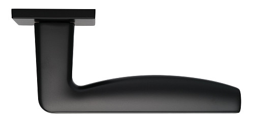 Ручки на розетте SAFITA Wave HS MB черный матовый - Фото №3