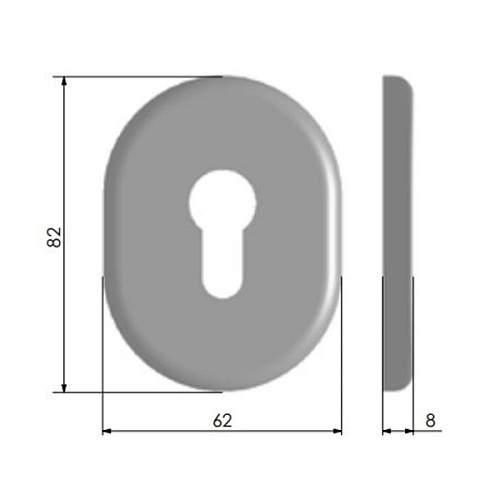 Накладка на серцевину AZZI FAUSTO MY/VN внутрішня чорна - Фото №2