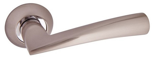 Ручки на розеті KEDR R10.080-AL SN/CP сатин/хром - Фото №2