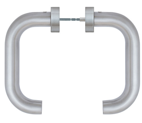 Ручки на розеті ROSTEX Albacete ES32 нержавіюча сталь матова - Фото №3