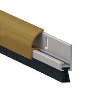 Поріг накладний COMAGLIO 1255 із щіткою 80 см коричневий