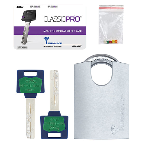 Замок навісний MUL-T-LOCK G55P ClassicPRO (2 ключа) - Фото №6