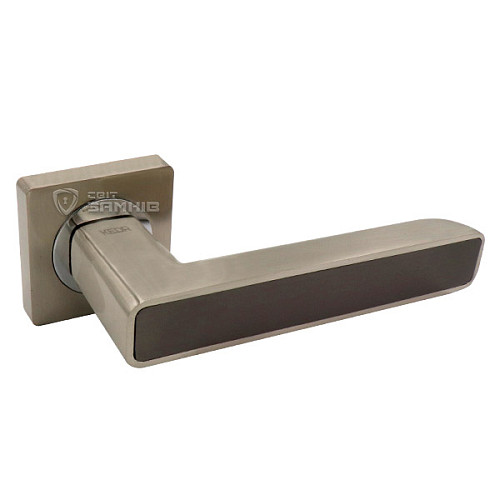 Ручки на розеті KEDR R08.820-AL SN/CP Graffit графіт - Фото №4