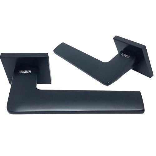 Ручки на розетте GENRICH R77.205 MBP черный матовый - Фото №3