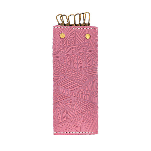 Ключниця КАРПАТИ шкіряна 14 см лавандова - Фото №2