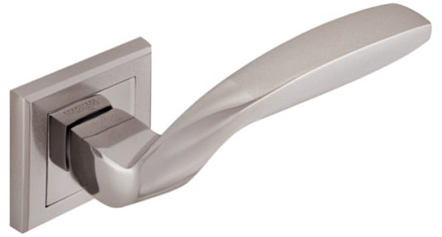 Ручки на розеті MVM Z-1325 (T7-E8) BN/SBN чорний нікель/матовий чорний нікель - Фото №2