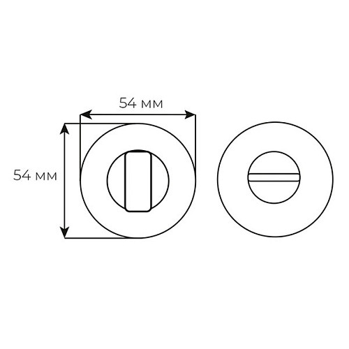 Вороток RDA WC50 брашований матовий хром - Фото №2