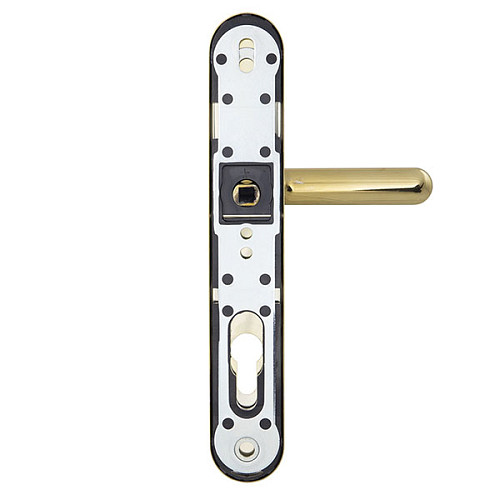 Ручки на планці з протектором ROSTEX Exclusive RX-40 85мм (40-50мм) фіксована-натискна титан PVD - Фото №2