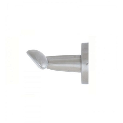 Ручки на розеті (половинка) ROSTEX Napoli ES52 нержавіюча сталь матова - Фото №3