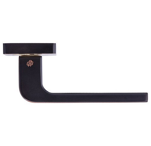 Ручки на розеті GAVROCHE Californium AL-A1 ORB/PB чорний з патиною/золото - Фото №2