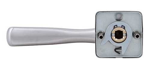 Ручки на розетте ROSTEX Mandelo H50 нержавеющая сталь матовая - Фото №3