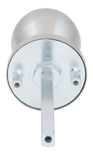 Ручка розетте (половинка) ROSTEX Boll ES52 фиксированная нержавеющая сталь матовая - Фото №3