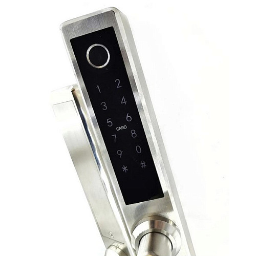 Розумний замок PES Aston накладний нержавіюча сталь - Фото №4