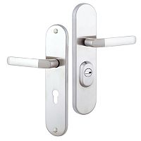 Ручки на планке с протектором ROSTEX Universal R 72мм (38-55мм) нержавеющая сталь матовая