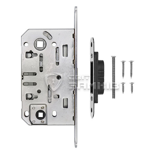 Механізм замка GAVROCHE GR96-M WC (BS50*96мм) магніт.язичок CP хром - Фото №4