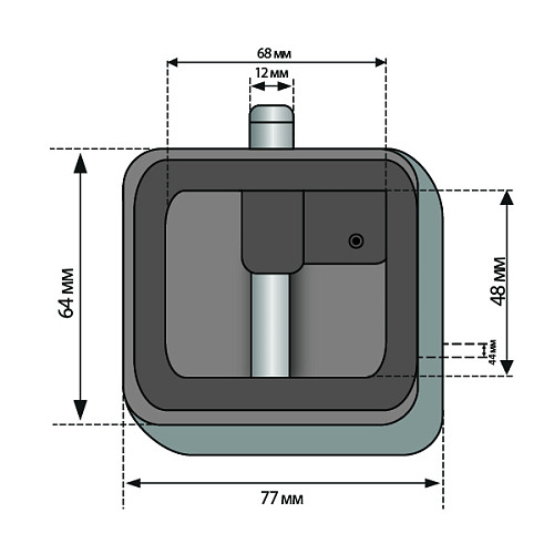 Замок навісний ГОЛЕОЛ ЗВС-4М (3 ключа) - Фото №6