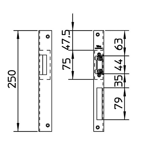 Зворотня планка VIRO 1094 iW полірований нікель кутова права - Фото №4 Зворотня планка VIRO 1094 iW полірований нікель кутова права - Фото №4