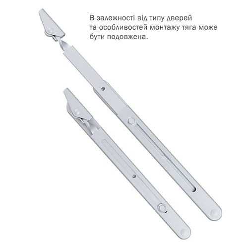 Тяга ABLOY DC190 стандартна Сірий - Фото №3