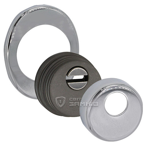 Протектор AZZI FAUSTO F23 Antitubo Widia 33 мм 85х70 хром - Фото №2