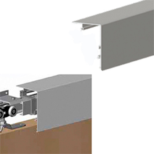 Маскировочная планка VALCOMP Herkules WOOD CLIP длина 1,98м для двери до 40 мм серебро - Фото №2