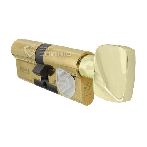 Циліндр APECS XR 80T (40*40T) латунь матова  - Фото №3