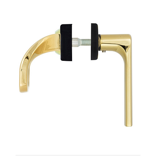 Ручки на планці з протектором ROSTEX R1 R 85мм (38-55мм) фіксована-натискна титан PVD - Фото №5