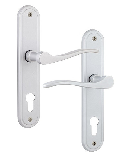 Ручки на планці ROSTEX Elegant 72мм (35-50мм) хром сатин - Фото №2