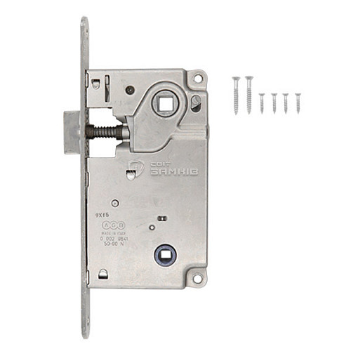 Механізм замка AGB Centro WC (BS50*90мм) хром - Фото №4