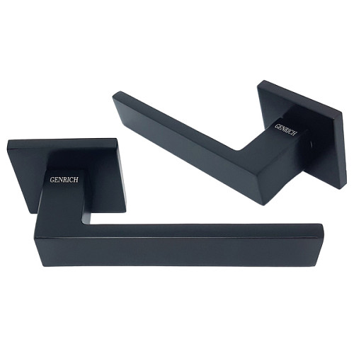 Ручки на розетте GENRICH R77.210 MBP черный матовый - Фото №3