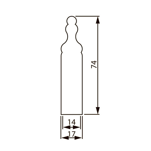 Колпачок для дверной петли SIBA A444 3D 14 с декором SN никель матовый - Фото №2