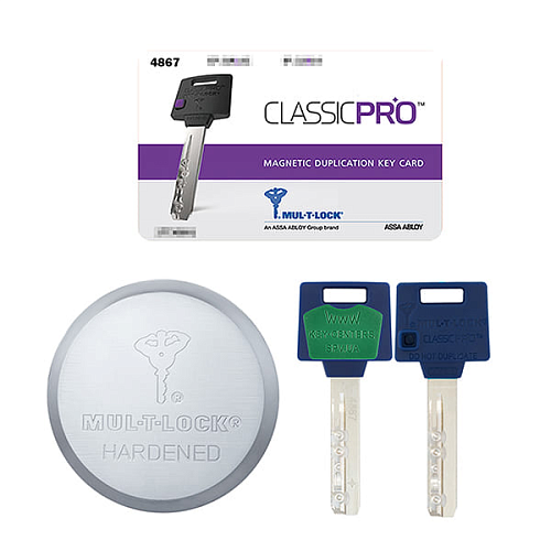 Замок навісний MUL-T-LOCK HOCKEY PUCK ClassicPRO (2 ключа) - Фото №8