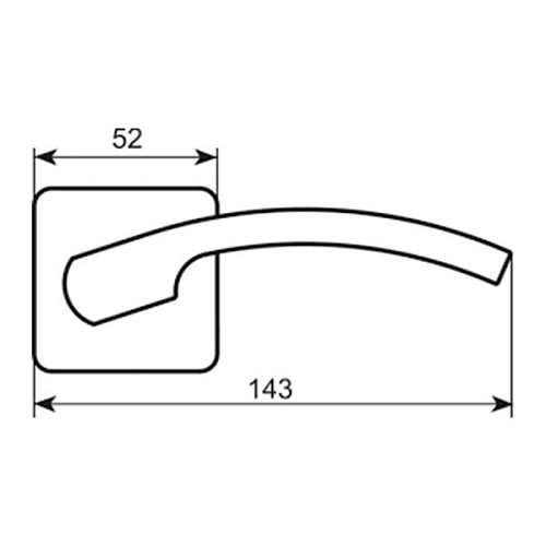 Ручки на розеті COLOMBO Olly S (PT19BZG-PT13) матовий хром - Фото №3