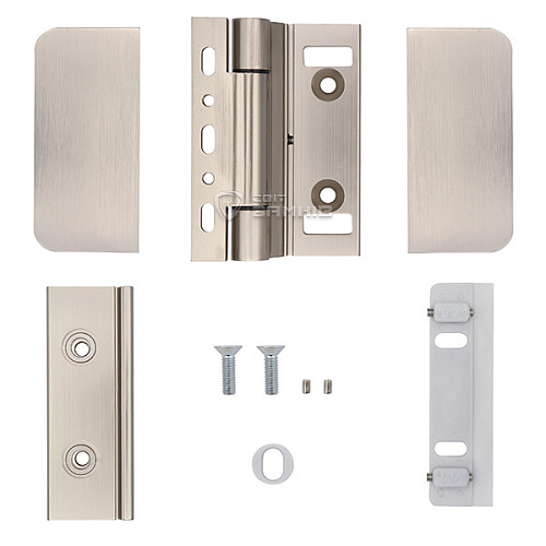 Завіс WALA WTB 8010441X для скляних дверей широкий INOX нержавіюча сталь - Фото №5