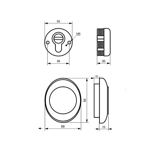 Протектор DISEC CLASS 5 CLS5 30мм + Протектор DISEC CLASS 5 CLS5 30мм хром полированный - Фото №6