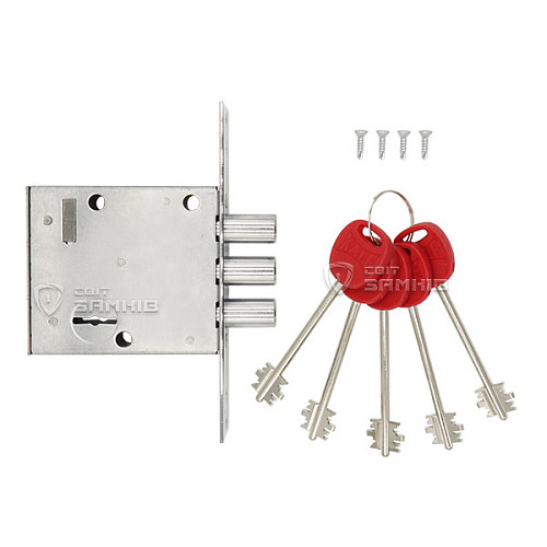 Механізм замка KALE 447L (BS67,5мм) хром - Фото №4