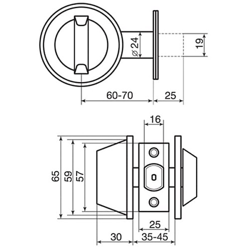 Замок врезной MUL-T-LOCK Dead Bolt Cronus Interactive + (BS60 / 70мм) матовый никель - Фото №6