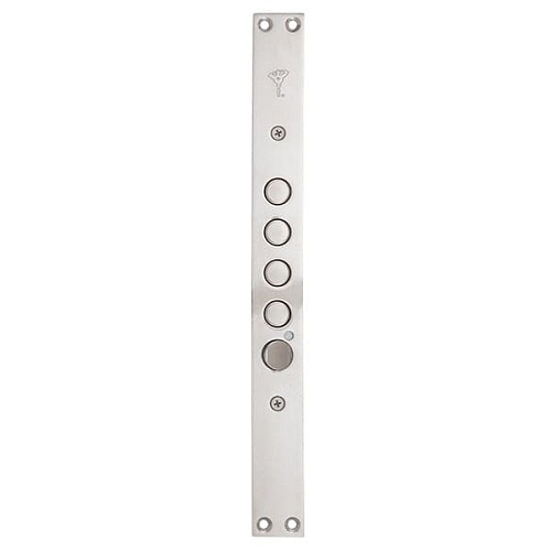 Механізм замка MUL-T-LOCK Matrix DFM10328M (BS65*85мм) хром полірований без зв.планки - Фото №4