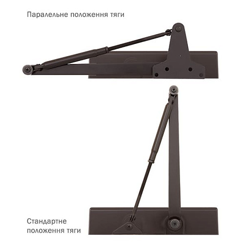 Доводчик RYOBI D-2550 BC UNIV до 80кг FIRE Коричневый - Фото №4